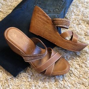 Italian Shoemakers Wedge Sandle